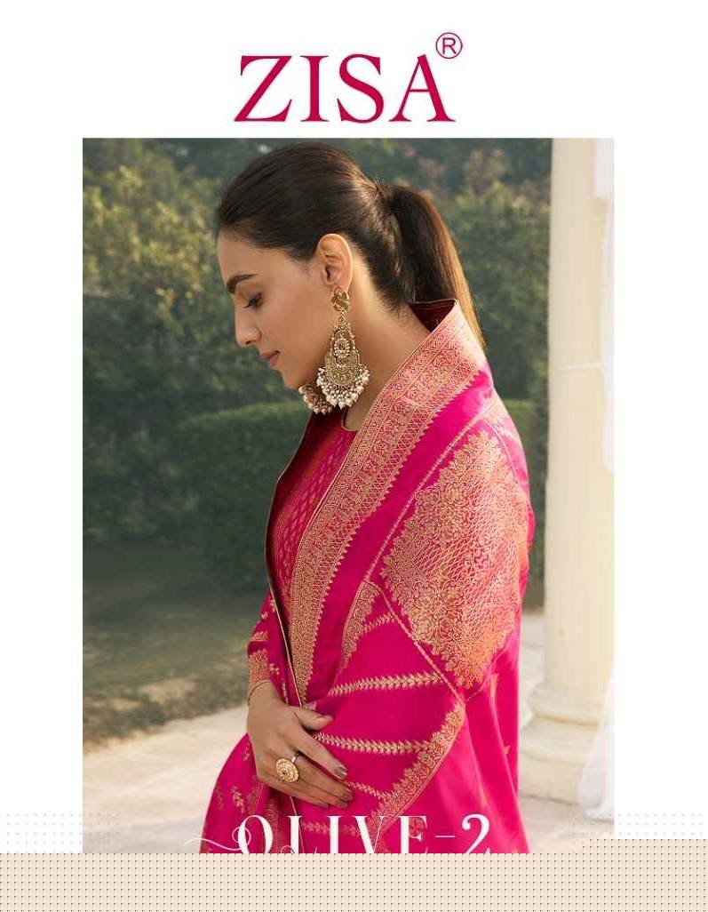 Olive Vol-2 By Zisa 15051 To 15054 Series Beautiful Festive Suits Colorful Stylish Fancy Casual Wear & Ethnic Wear Pure Tabby Silk Dresses At Wholesale Price