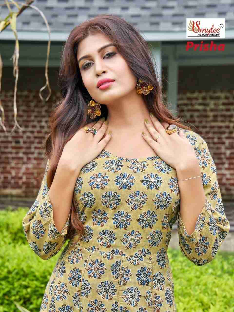 Prisha By Smylee 01 To 08 Series Designer Stylish Fancy Colorful Beautiful Party Wear & Ethnic Wear Collection Rayon Print Gowns At Wholesale Price
