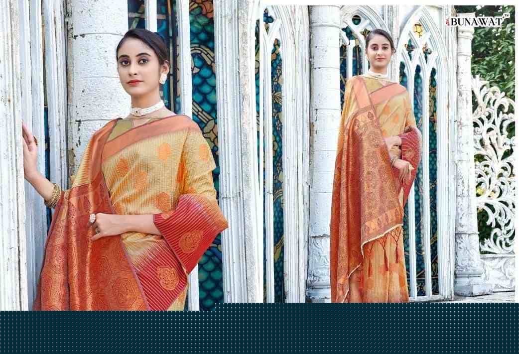 Avanti Silk By Bunawat 1001 To 1006 Series Indian Traditional Wear Collection Beautiful Stylish Fancy Colorful Party Wear & Occasional Wear Banarasi Silk Sarees At Wholesale Price