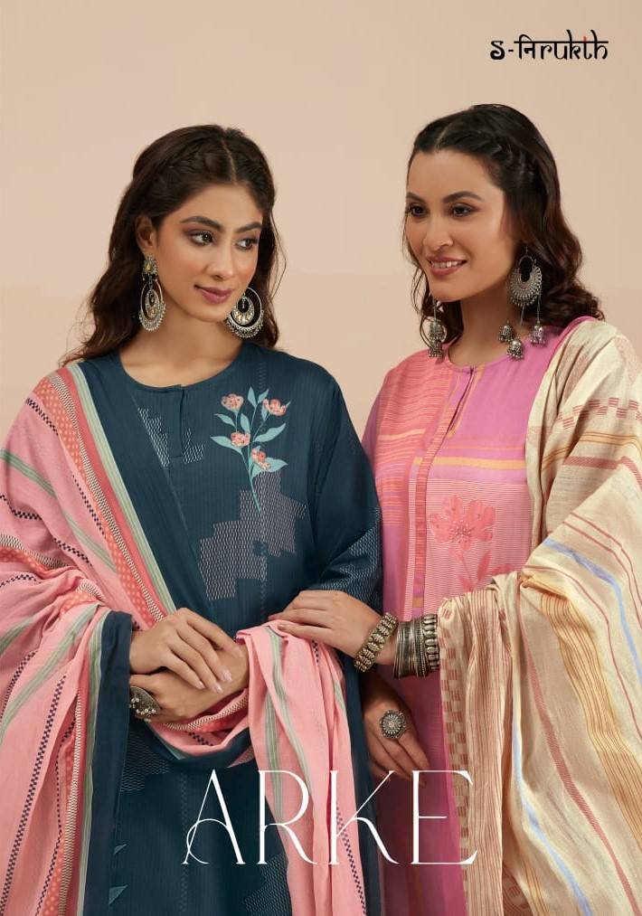 Arke By S-Nirukth Beautiful Festive Suits Colorful Stylish Fancy Casual Wear & Ethnic Wear Pure Cotton Satin Print Dresses At Wholesale Price