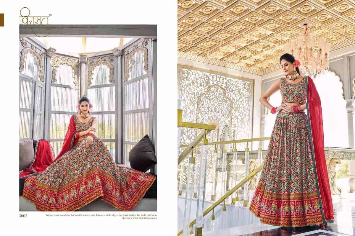 Ananya By Virasat 3001 To 3004 Series Indian Traditional Wear Collection Beautiful Stylish Fancy Colorful Party Wear & Occasional Wear Pure Muslin Sarees At Wholesale Price