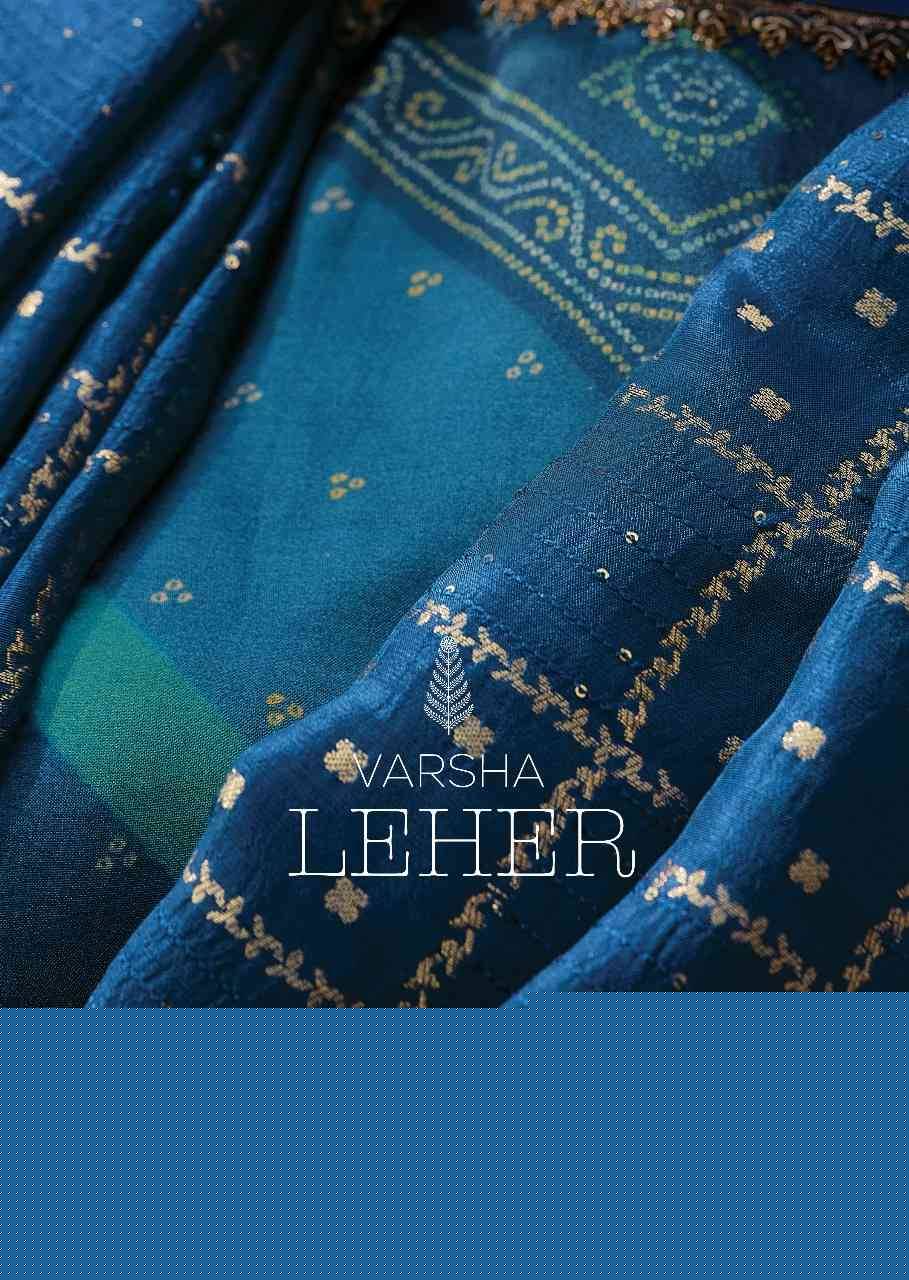 Leher By Varsha 01 To 03 Series Indian Traditional Wear Collection Beautiful Stylish Fancy Colorful Party Wear & Occasional Wear Viscose Woven Sarees At Wholesale Price