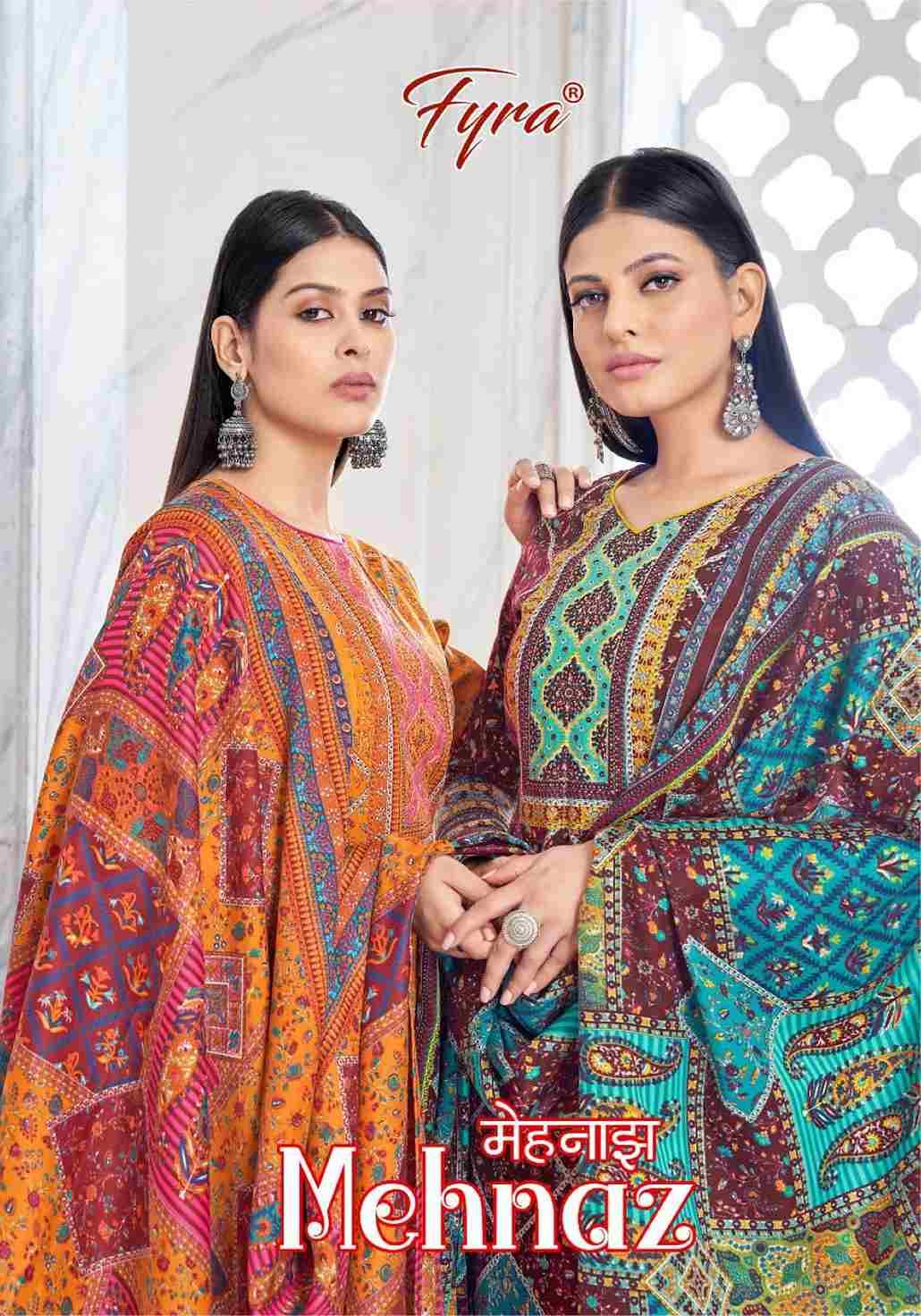 Mehnaz By Fyra 946-001 To 946-008 Series Beautiful Festive Suits Colorful Stylish Fancy Casual Wear & Ethnic Wear Pure Pashmina With Embroidered Dresses At Wholesale Price