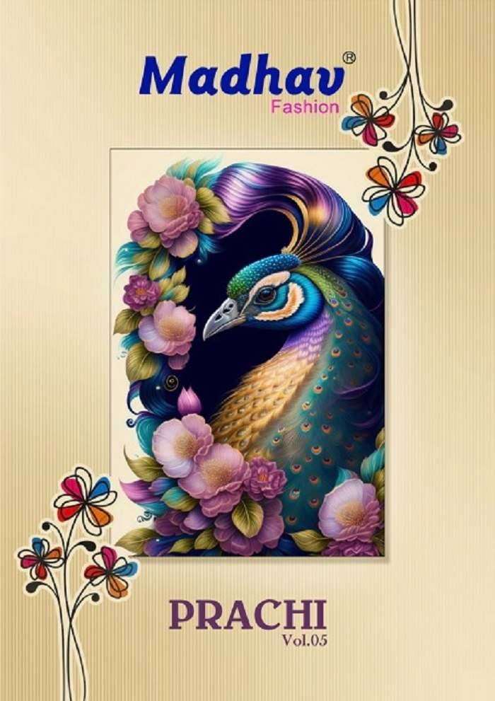 Prachi Vol-5 By Madhav Fashion 5001 To 5010 Series Beautiful Festive Suits Colorful Stylish Fancy Casual Wear & Ethnic Wear Pure Cotton Print Dresses At Wholesale Price