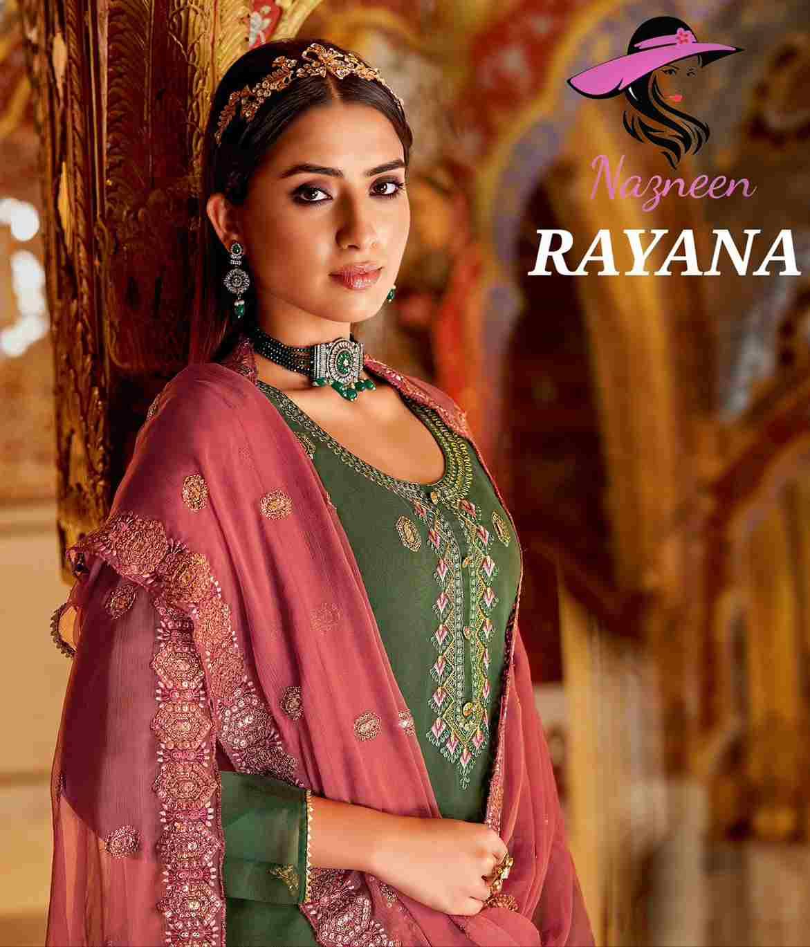 Rayana By Nazneen 1693 To 1695 Series Beautiful Festive Suits Colorful Stylish Fancy Casual Wear & Ethnic Wear Premium Silk Dresses At Wholesale Price