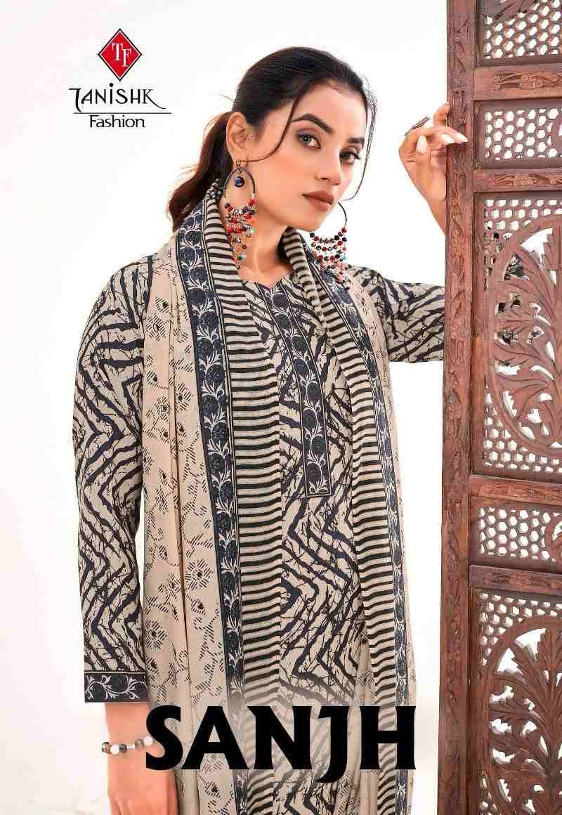 Sanjh By Tanishk Fashion 60001 To 60008 Series Beautiful Festive Suits Colorful Stylish Fancy Casual Wear & Ethnic Wear Pure Cotton Print Dresses At Wholesale Price