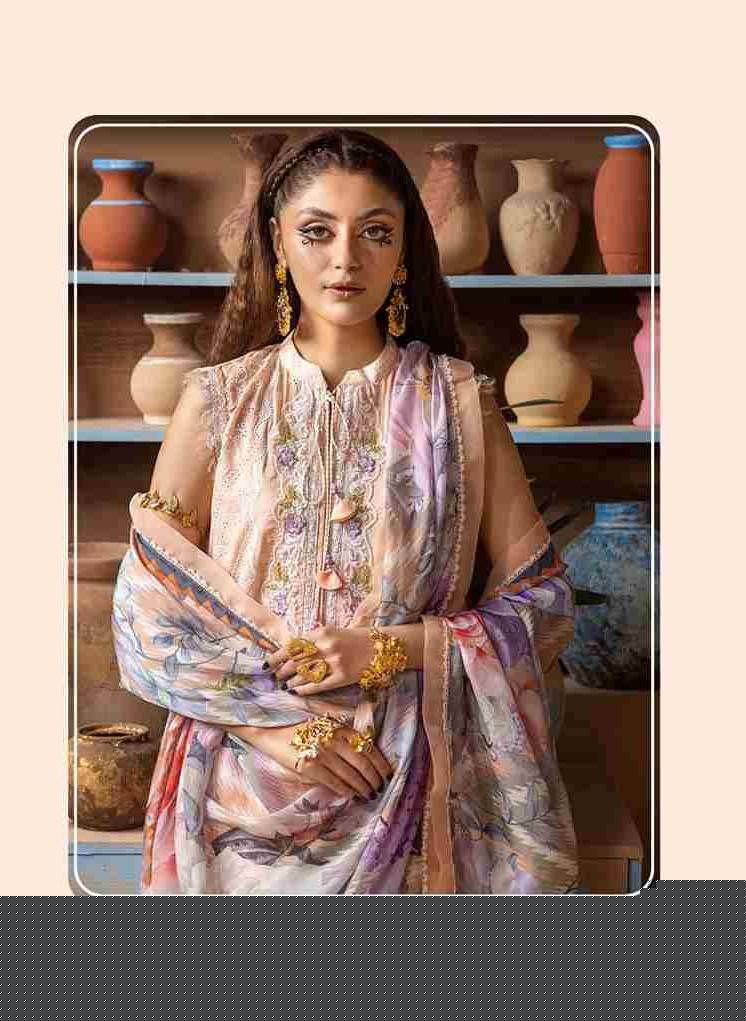 Adan Libas Chikankari Vol-25 By Saniya Trendz 25001 To 25004 Series Designer Pakistani Suits Beautiful Stylish Fancy Colorful Party Wear & Occasional Wear Pure Cotton Embroidered Dresses At Wholesale Price