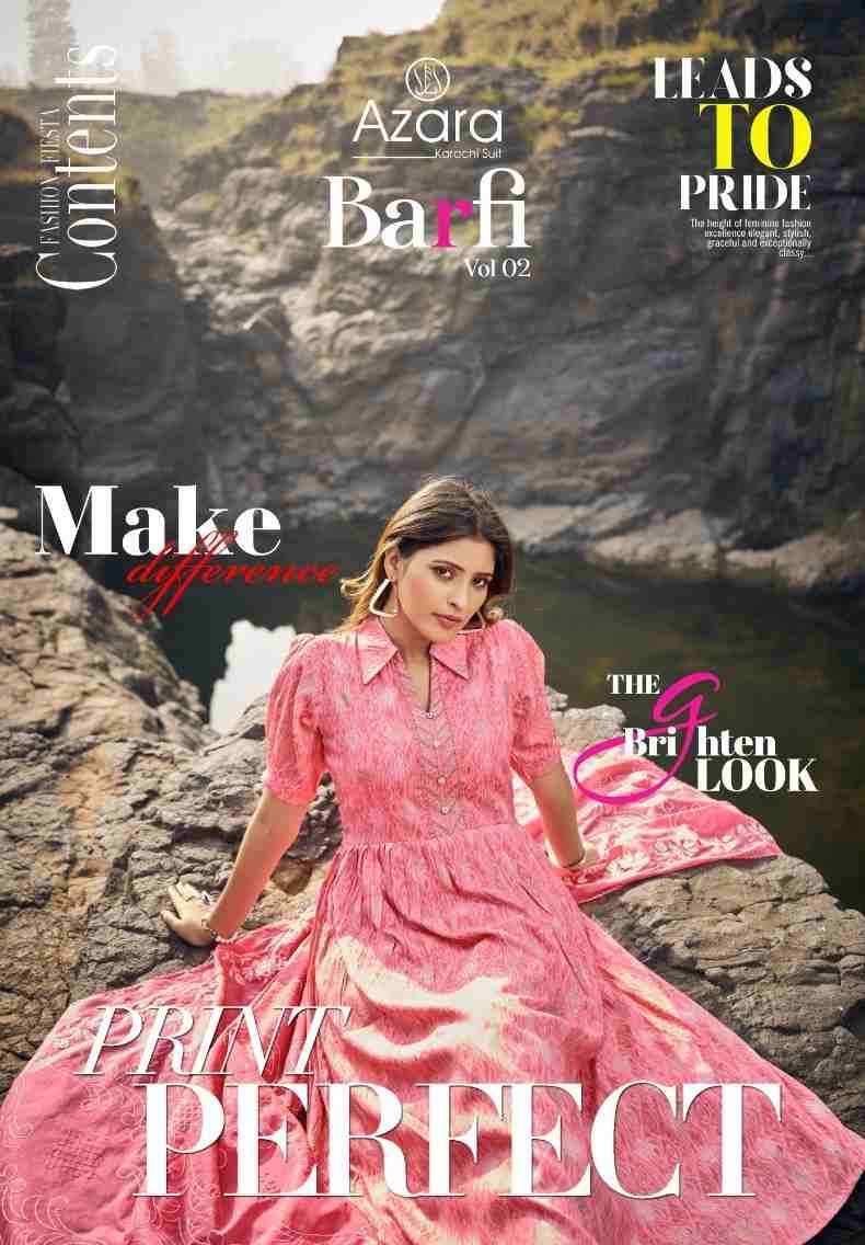 Barfi Vol-2 By Radhika Fashion 82001 To 82006 Series Beautiful Stylish Festive Suits Fancy Colorful Casual Wear & Ethnic Wear & Ready To Wear Cotton Print Dresses At Wholesale Price