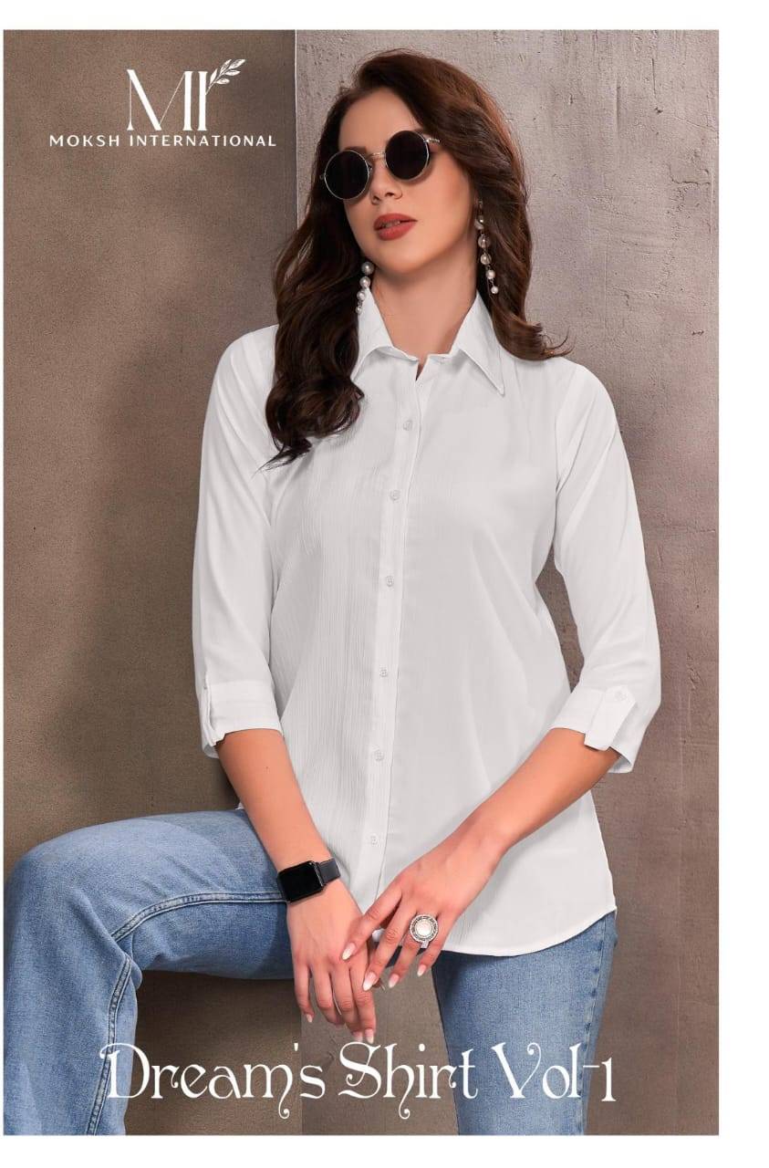 Dreams Shirt Vol-1 By Moksh International 2145 To 2149 Series Designer Stylish Fancy Colorful Beautiful Party Wear & Ethnic Wear Collection Cotton Print Tops At Wholesale Price