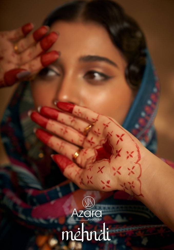 Mehndi By Radhika Fashion 64001 To 64008 Series Beautiful Stylish Festive Suits Fancy Colorful Casual Wear & Ethnic Wear & Ready To Wear Cambric Cotton Print Dresses At Wholesale Price