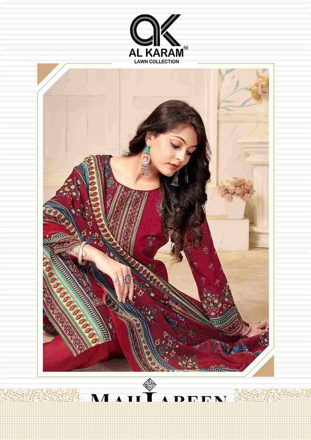 Mahjabeen Vol-3 By Al Karam Lawn Collection 3001 To 3008 Series Beautiful Festive Suits Colorful Stylish Fancy Casual Wear & Ethnic Wear Pure Cotton Print Dresses At Wholesale Price