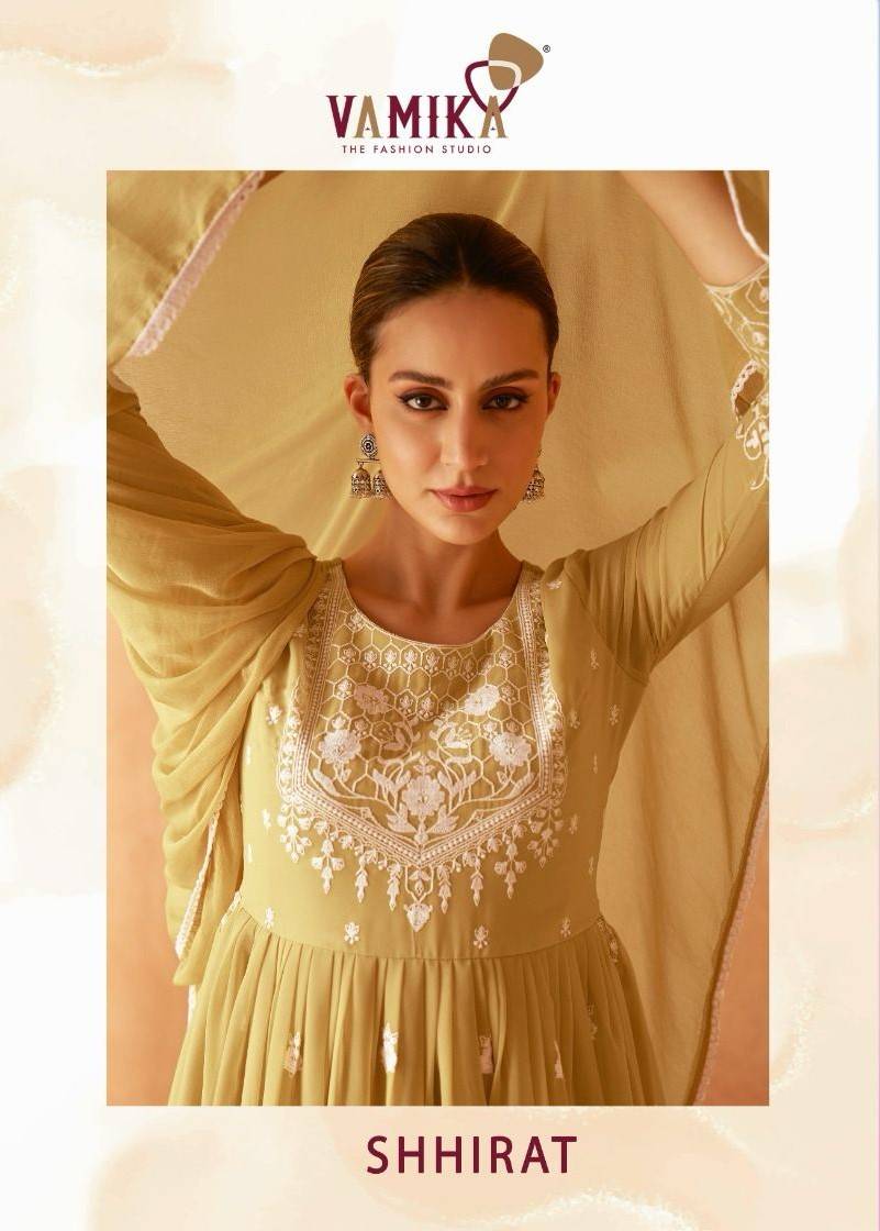 Shhirat By Vamika 2021 To 2026 Series Beautiful Festive Suits Colorful Stylish Fancy Casual Wear & Ethnic Wear Heavy Georgette Dresses At Wholesale Price