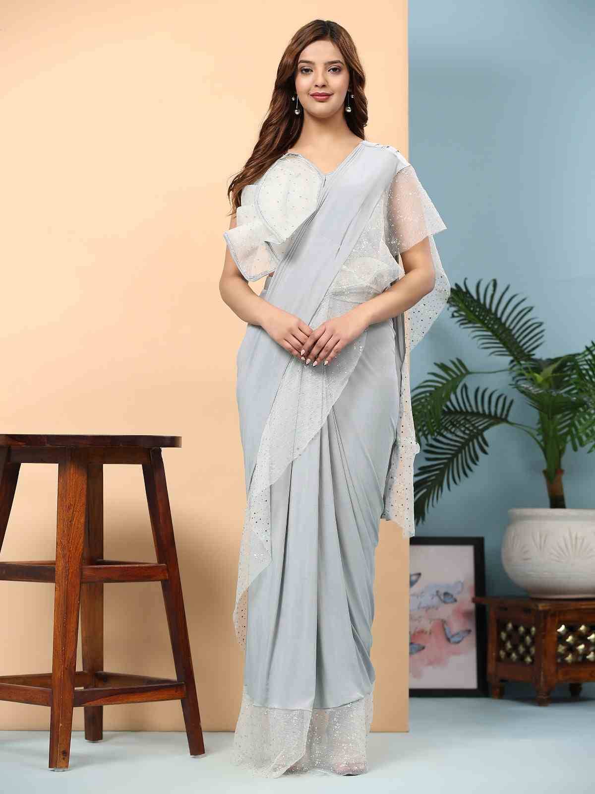 10942 By Amoha Trendz 10942-A To 10942-D Series Indian Traditional Wear Collection Beautiful Stylish Fancy Colorful Party Wear & Occasional Wear Imported Sarees At Wholesale Price