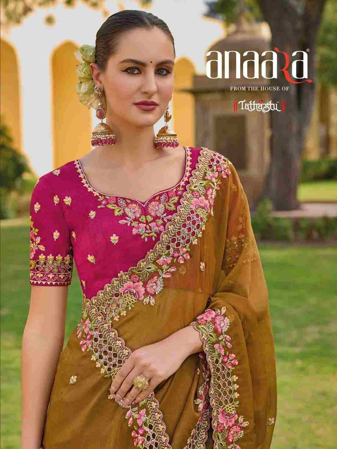 Anaara 6901 Series By Tathastu 6901 To 6910 Series Indian Traditional Wear Collection Beautiful Stylish Fancy Colorful Party Wear & Occasional Wear Fancy Sarees At Wholesale Price