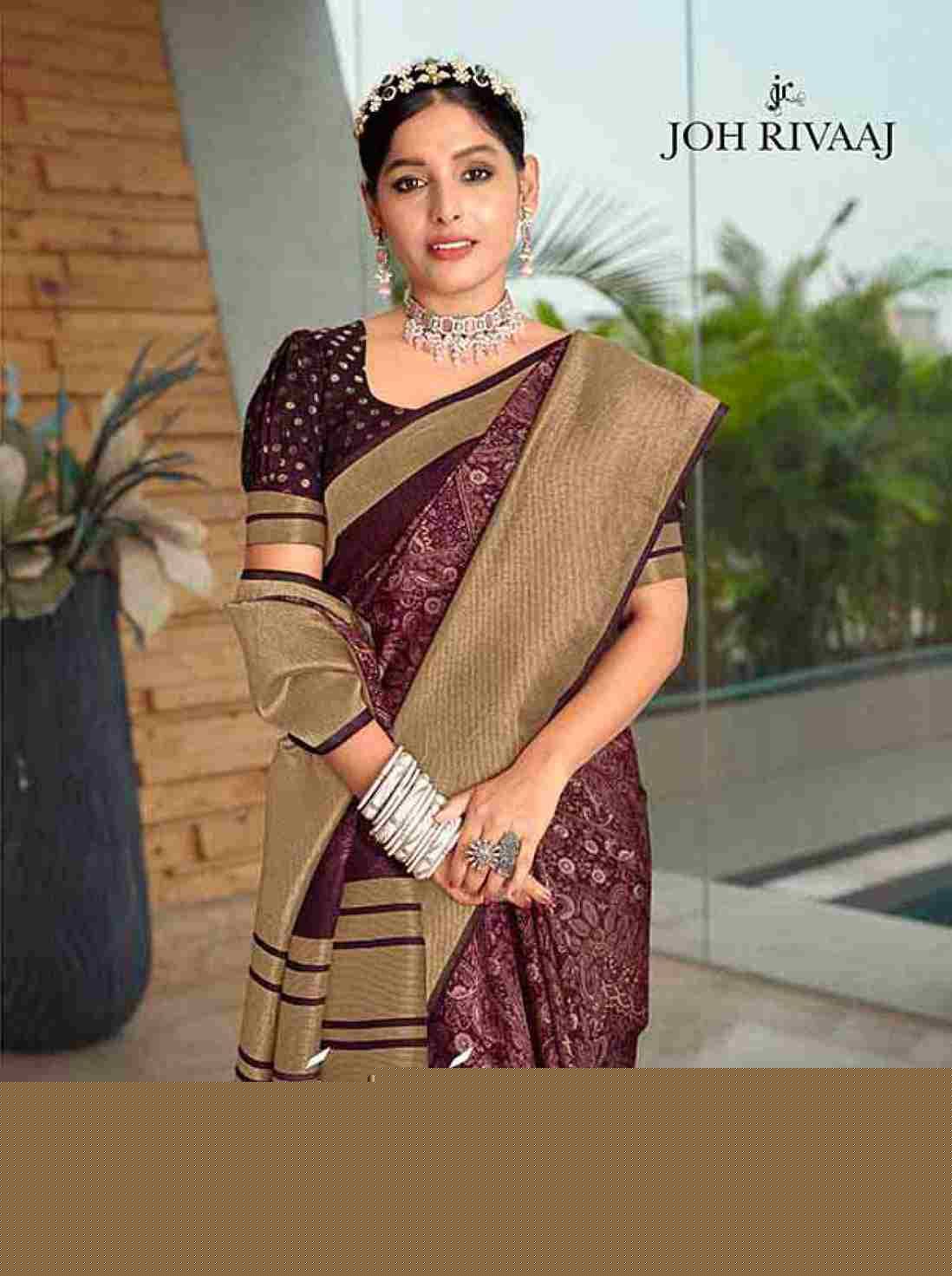 Jaimee Vol-950 By Joh Rivaaj 95001 To 95008 Series Indian Traditional Wear Collection Beautiful Stylish Fancy Colorful Party Wear & Occasional Wear Silk Sarees At Wholesale Price