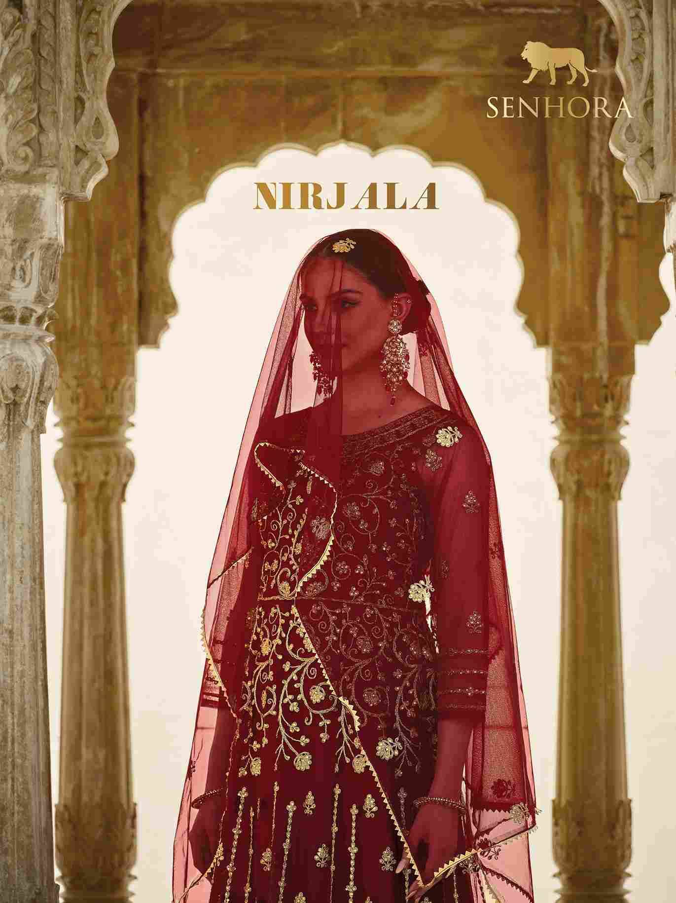 Nirjala By Senhora Dresses 3024 To 3026 Series Designer Anarkali Suits Beautiful Fancy Colorful Stylish Party Wear & Occasional Wear Pure Net Dresses At Wholesale Price