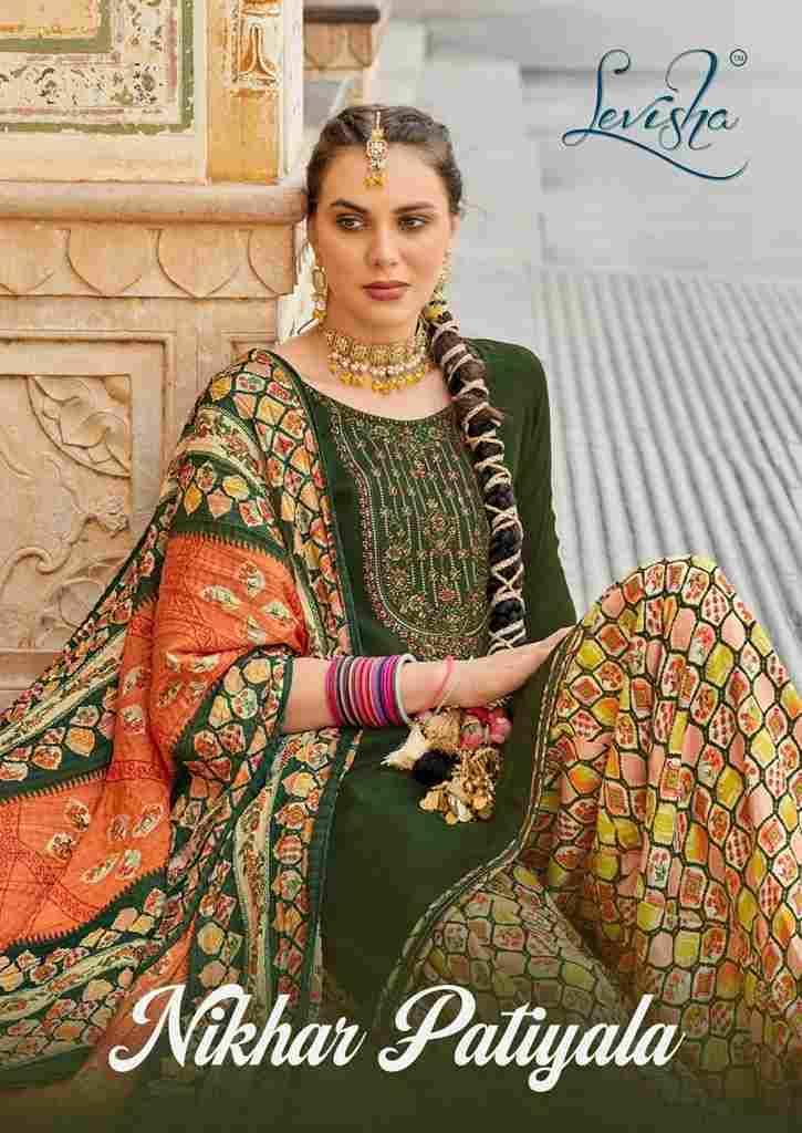 Nikhar Patiyala By Levisha 1001 To 1006 Series Festive Suits Beautiful Fancy Colorful Stylish Party Wear & Occasional Wear Viscose Rayon Slub Dresses At Wholesale Price