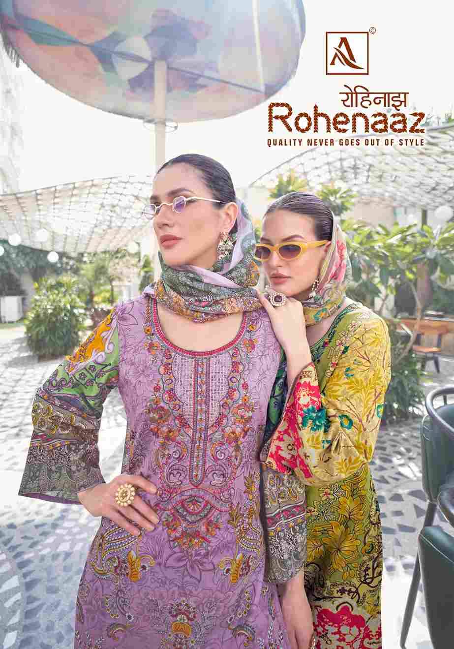 Rohenaaz By Alok Suit 1486-001 To 1486-008 Series Indian Traditional Wear Collection Beautiful Stylish Fancy Colorful Party Wear & Wear Cambric Cotton Dress At Wholesale Price