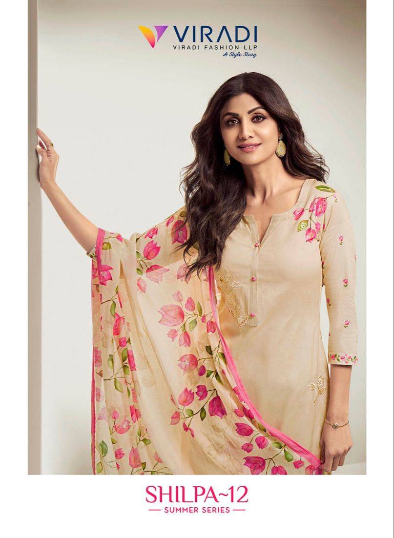 Shilpa Vol-12 By Vatsam 1411 To 1416 Series Beautiful Suits Colorful Stylish Fancy Casual Wear & Ethnic Wear Pure Cotton Print Dresses At Wholesale Price