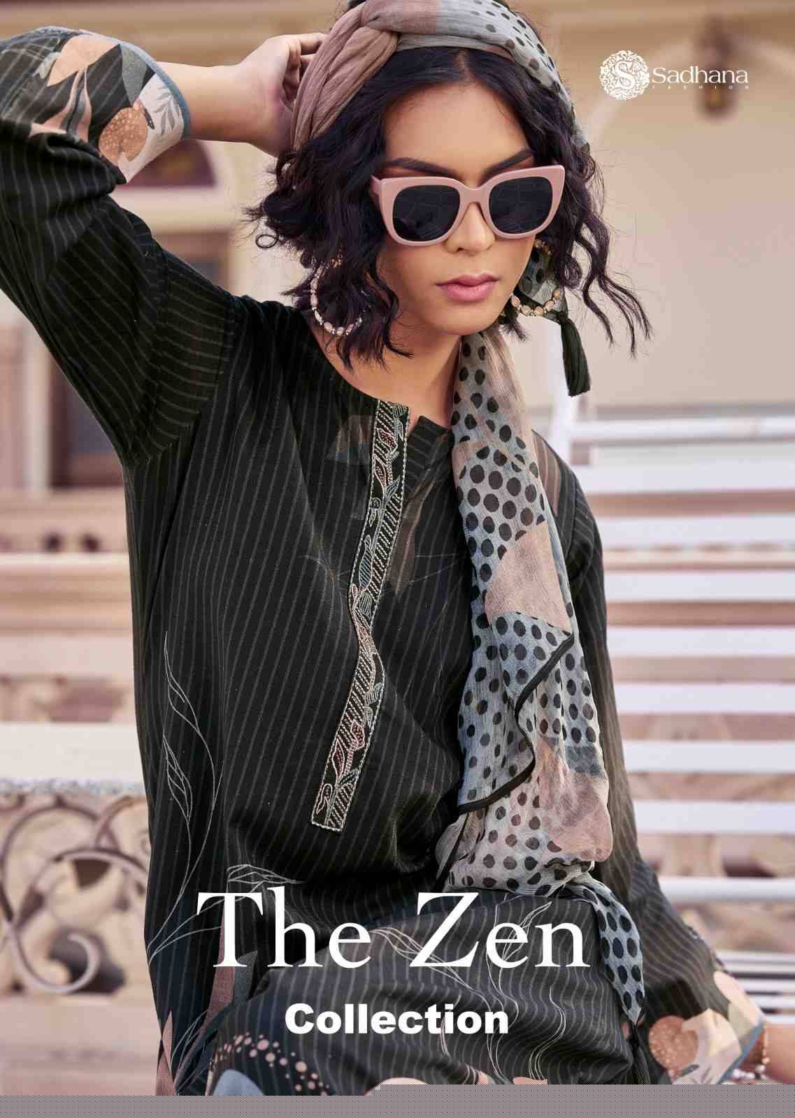 The Zen Collection By Sadhana Fashion 10117 To 10124 Series Beautiful Festive Suits Colorful Stylish Fancy Casual Wear & Ethnic Wear Pure Linen Dresses At Wholesale Price