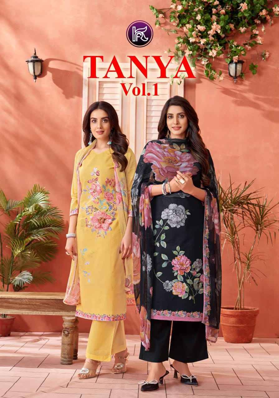 Tanya Vol-1 By Kala 1001 To 1006 Series Beautiful Festive Suits Colorful Stylish Fancy Casual Wear & Ethnic Wear Lawn Cotton Dresses At Wholesale Price