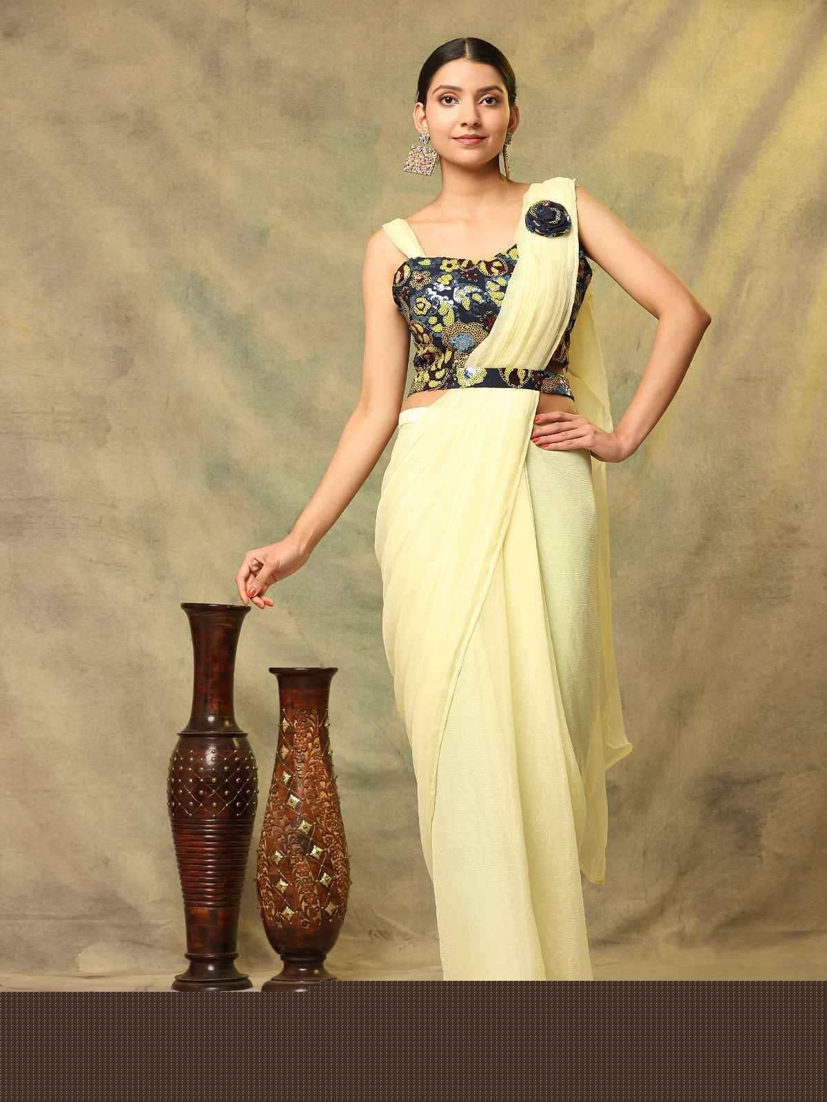 A-306 By Amoha Trendz Indian Traditional Wear Collection Beautiful Stylish Fancy Colorful Party Wear & Occasional Wear Pure Shimmer Sarees At Wholesale Price
