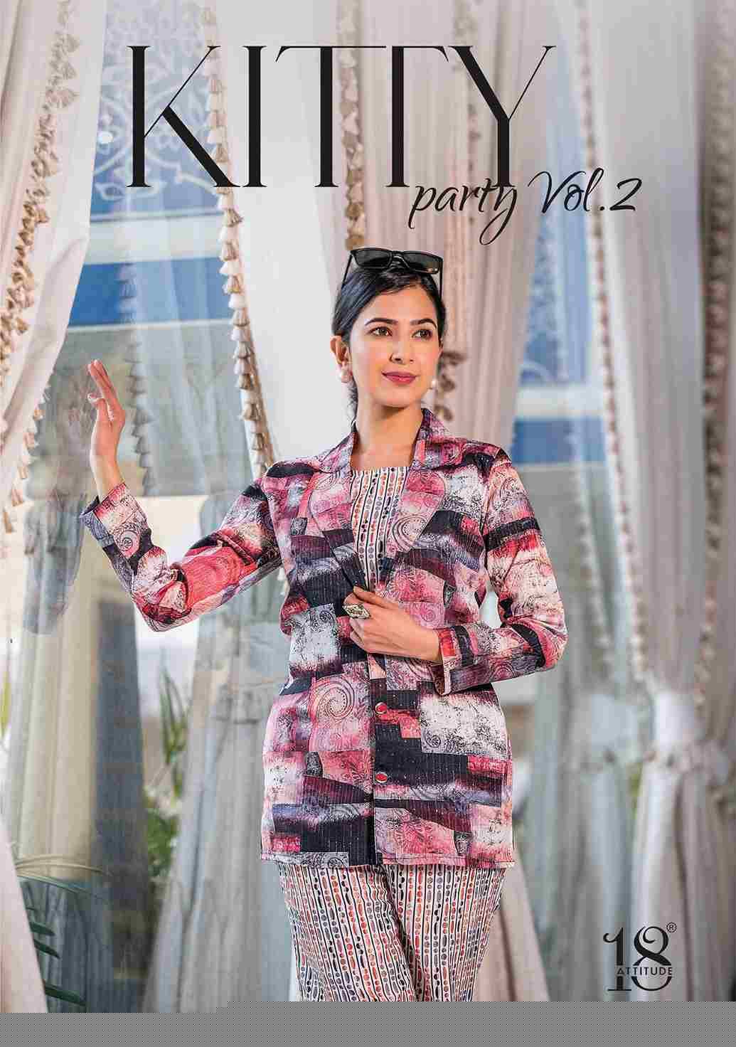 Kitty Party Vol-2 By 18 Attitude 201 To 207 Series Designer Stylish Fancy Colorful Beautiful Party Wear & Ethnic Wear Collection Cotton Linen Co-Ord Sets With Jackets At Wholesale Price