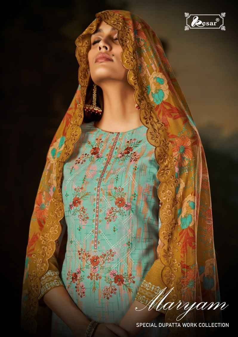 Maryam By Kesar 210-001 To 210-008 Series Festive Suits Beautiful Fancy Colorful Stylish Party Wear & Occasional Wear Pure Lawn Cotton Print Dresses At Wholesale Price