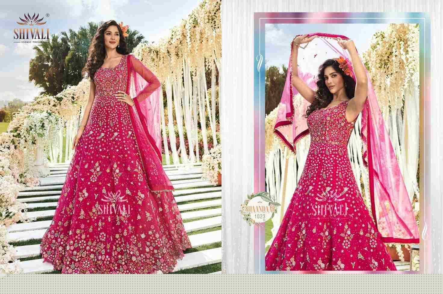 Shandaar-1023 By Shivali Beautiful Stylish Fancy Colorful Casual Wear & Ethnic Wear Fancy Gowns With Dupatta At Wholesale Price