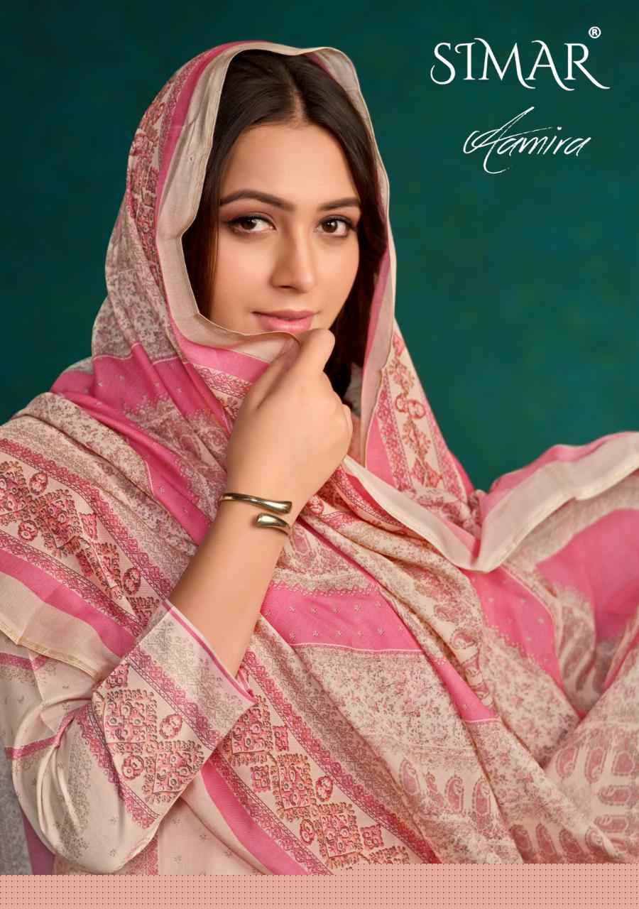 Aamira By Glossy 3599-A To 3599-D Series Beautiful Festive Suits Colorful Stylish Fancy Casual Wear & Ethnic Wear Pure Lawn Cotton Dresses At Wholesale Price