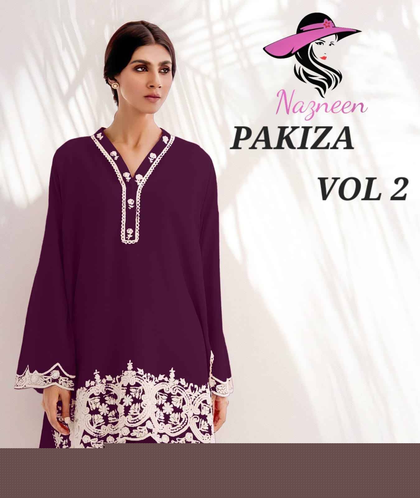 Pakiza Vol-2 By Nazneen 1742 To 1746 Series Designer Stylish Fancy Colorful Beautiful Party Wear & Ethnic Wear Collection Chanderi Co-Ord Set At Wholesale Price