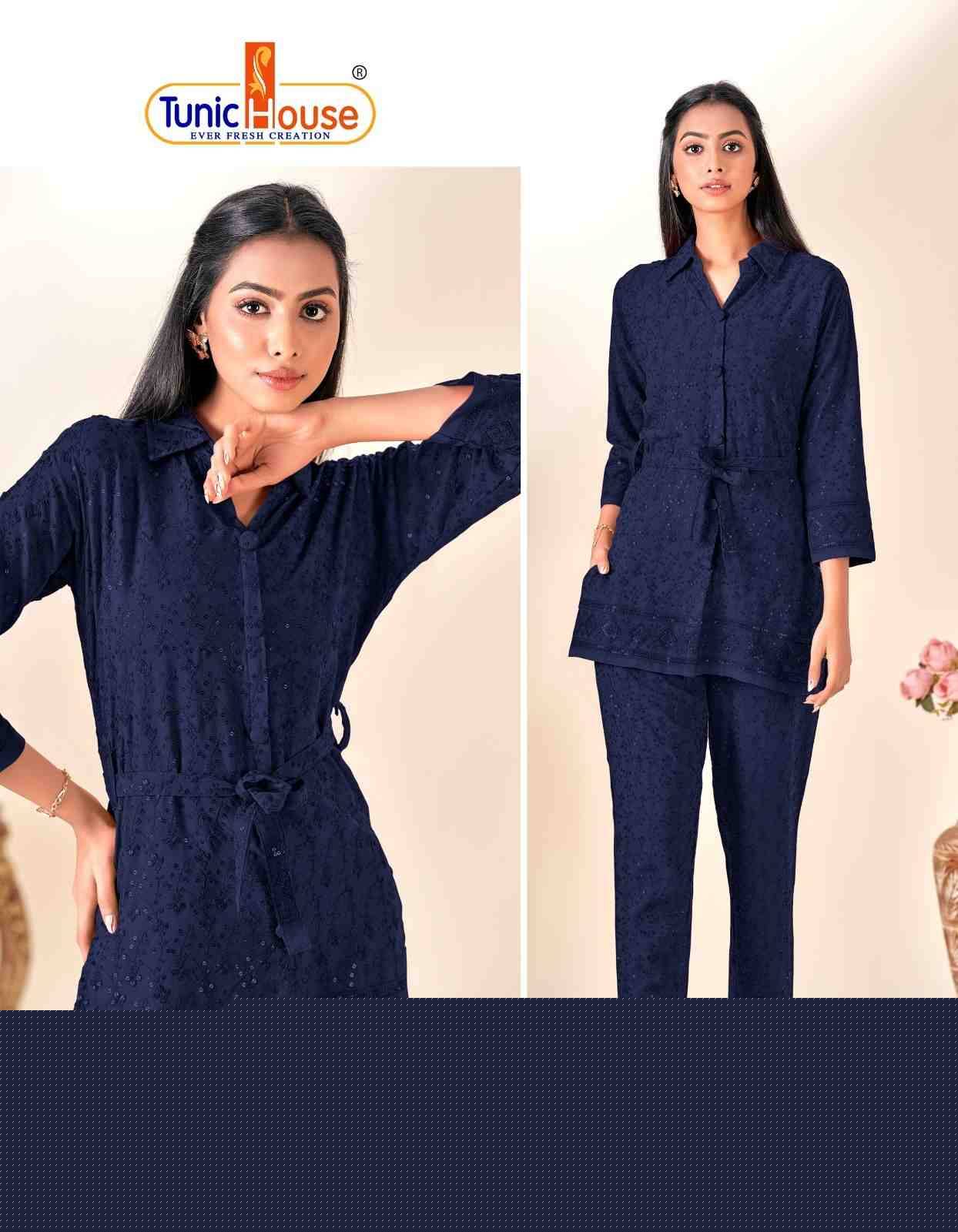 Hoty Noty By Tunic House Designer Stylish Fancy Colorful Beautiful Party Wear & Ethnic Wear Collection Viscose Rayon Co-Ord At Wholesale Price