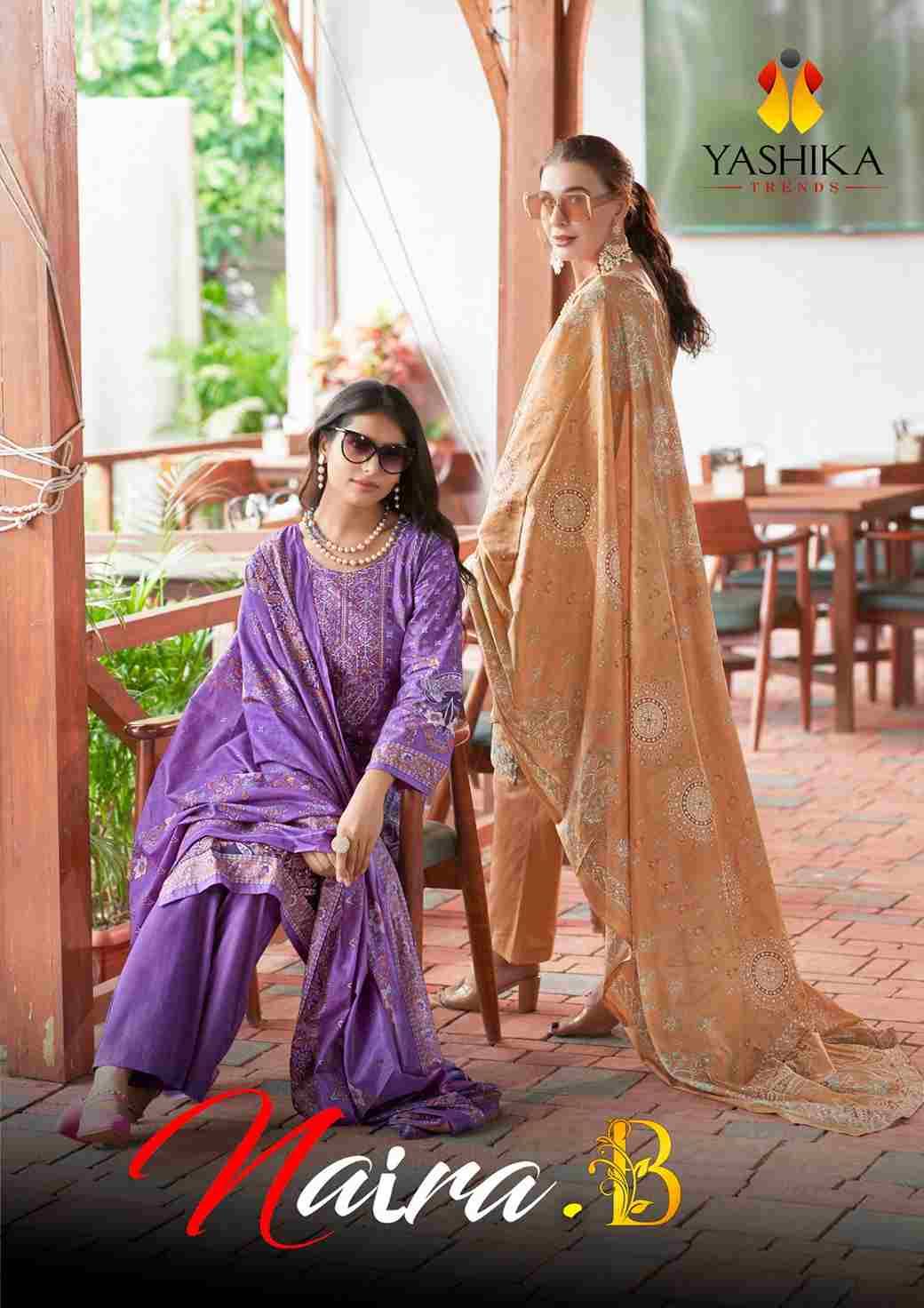 Naira.B By Yashika Trends 1001 To 1008 Series Beautiful Festive Suits Colorful Stylish Fancy Casual Wear & Ethnic Wear Pure Cotton Print Dresses At Wholesale Price