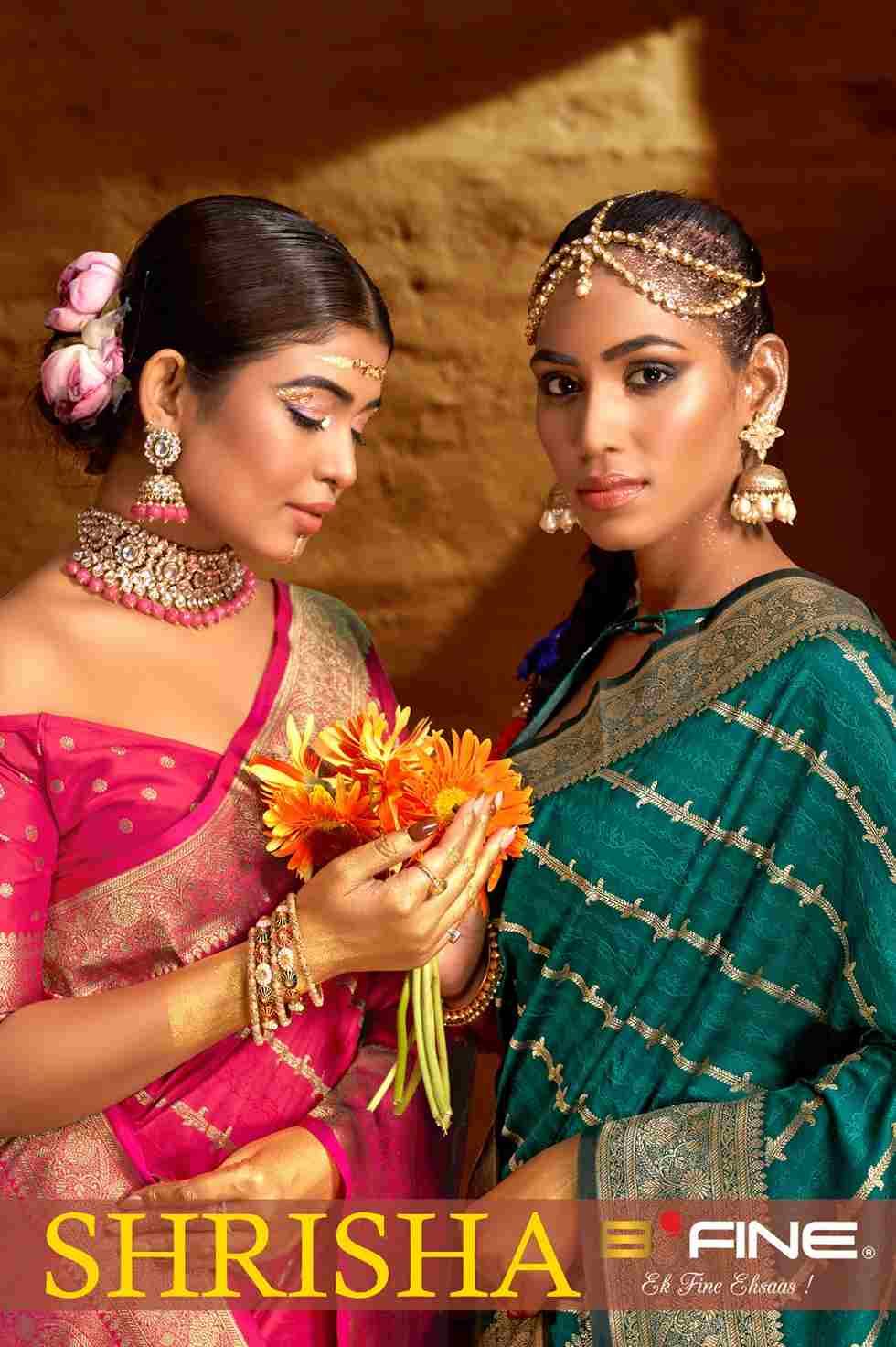 Shrisha By BFine 1166-A To 1166-F Series Indian Traditional Wear Collection Beautiful Stylish Fancy Colorful Party Wear & Occasional Wear Silk Sarees At Wholesale Price