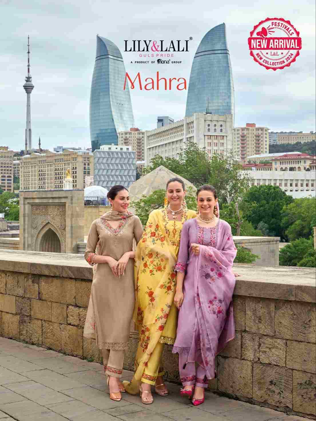 Mahra By Lily And Lali 20201 To 20206 Series Beautiful Stylish Festive Suits Fancy Colorful Casual Wear & Ethnic Wear & Ready To Wear Milan Silk Dresses At Wholesale Price