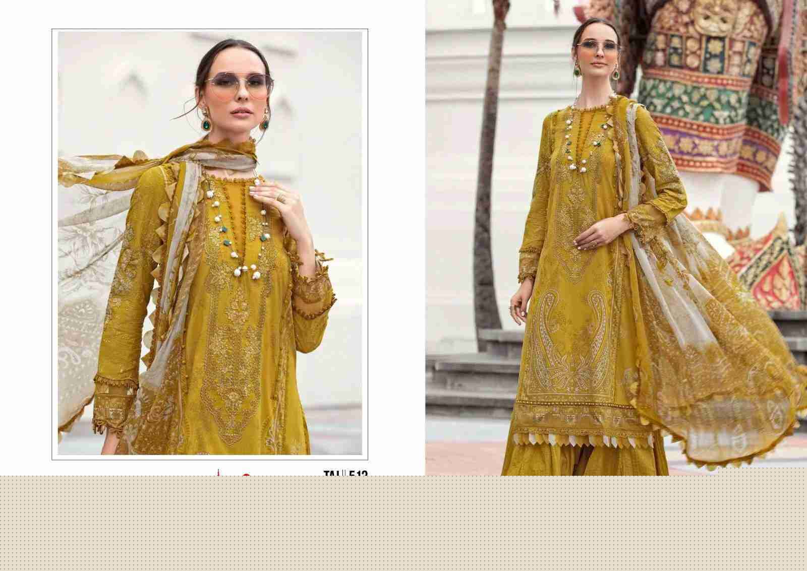 Taj Hit Design 513 By Taj Creation Beautiful Pakistani Suits Colorful Stylish Fancy Casual Wear & Ethnic Wear Pure Cotton Print With Embroidered Dresses At Wholesale Price