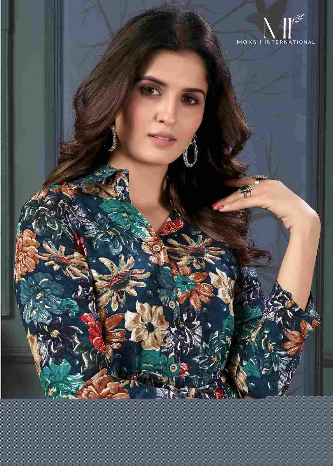 Co-Ord Set Lotus Vol-1 By Moksh International 846 To 850 Designer Stylish Fancy Colorful Beautiful Party Wear & Ethnic Wear Collection Rayon Print Co-Ord At Wholesale Price