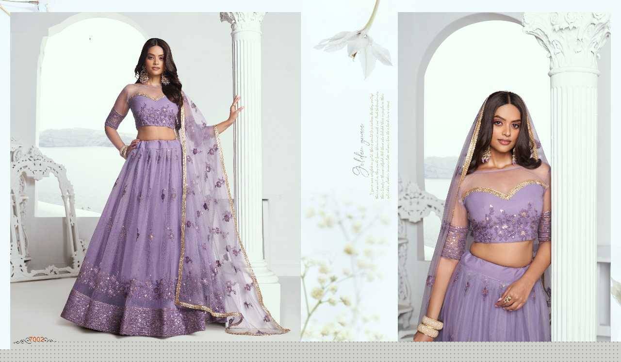 Chandrakala Vol-1 By Narayani Fashion House 7001 To 7005 Series Designer Beautiful Wedding Bridal Collection Occasional Wear & Party Wear Net Lehengas At Wholesale Price