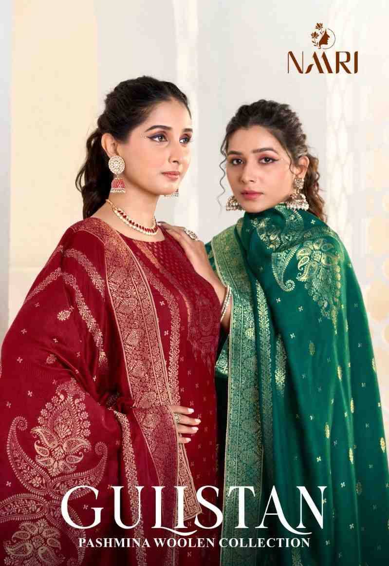 Gulistan By Naari 117001 To 117004 Series Beautiful Festive Suits Stylish Fancy Colorful Casual Wear & Ethnic Wear Pashmina Jacquard Dresses At Wholesale Price