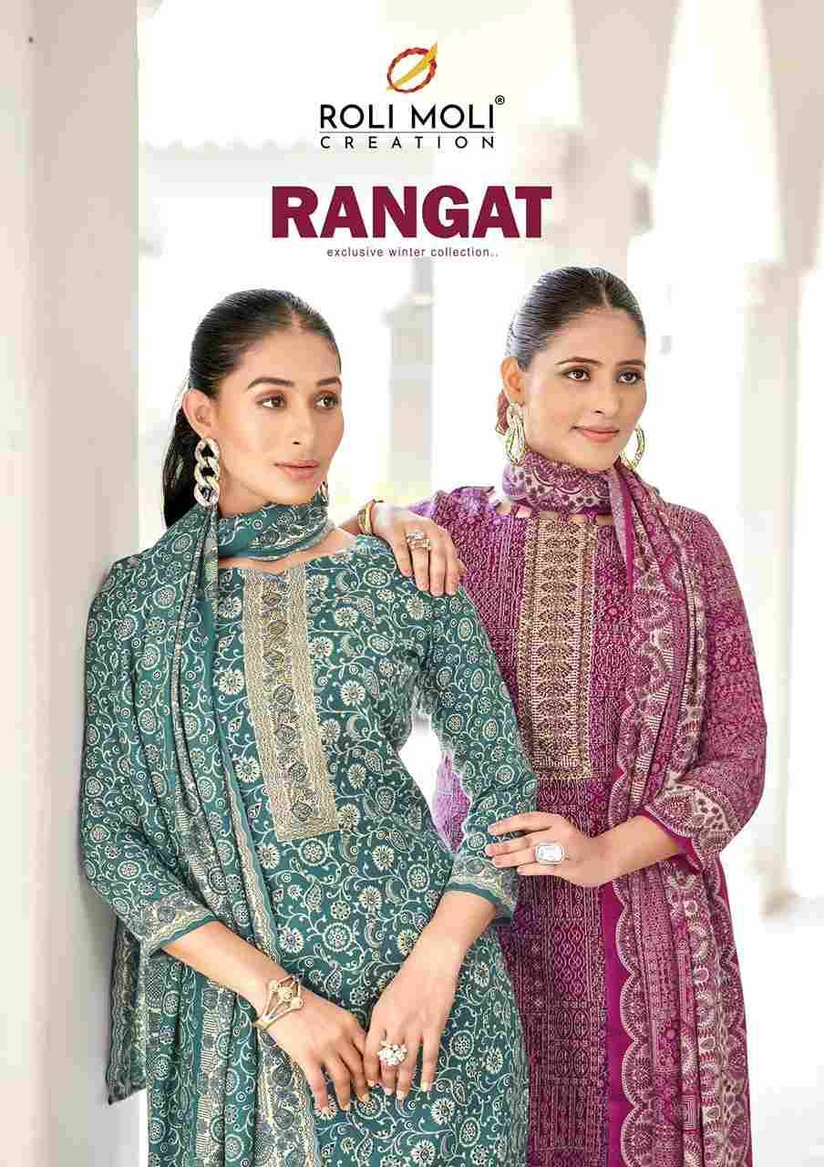 Rangat By Roli Moli 1001 To 1008 Series Beautiful Stylish Festive Suits Fancy Colorful Casual Wear & Ethnic Wear & Ready To Wear Pashmina Dresses At Wholesale Price