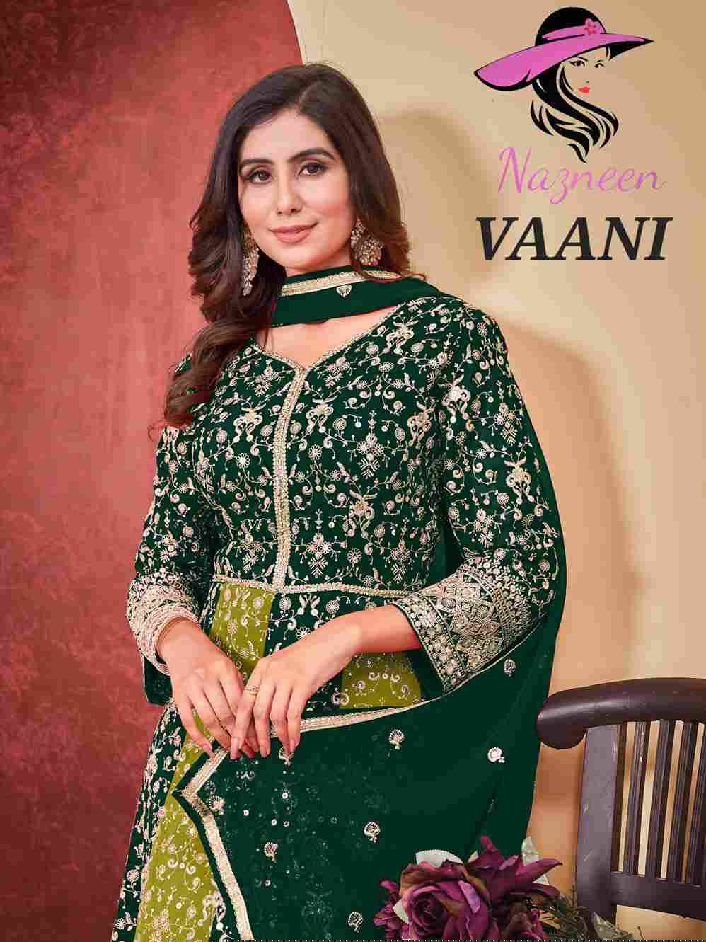 Vaani By Nazneen 1766-A TO 1766-C Series Beautiful Stylish Fancy Colorful Casual Wear & Ethnic Wear Georgette Gowns With Dupatta At Wholesale Price