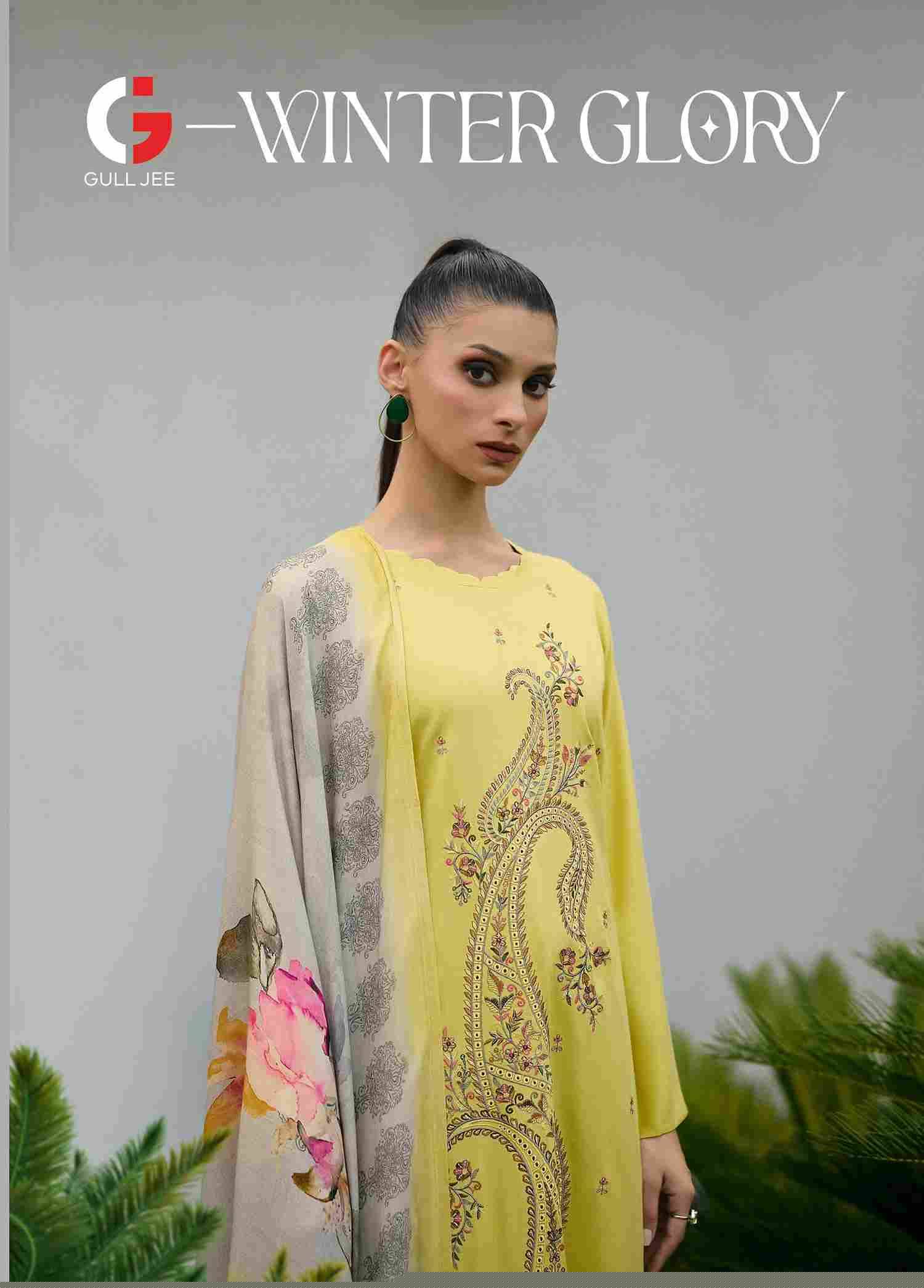 Winter Glory By Gull Jee 1001 To 1006 Series Beautiful Festive Suits Colorful Stylish Fancy Casual Wear & Ethnic Wear Viscose Pashmina Embroidered Dresses At Wholesale Price