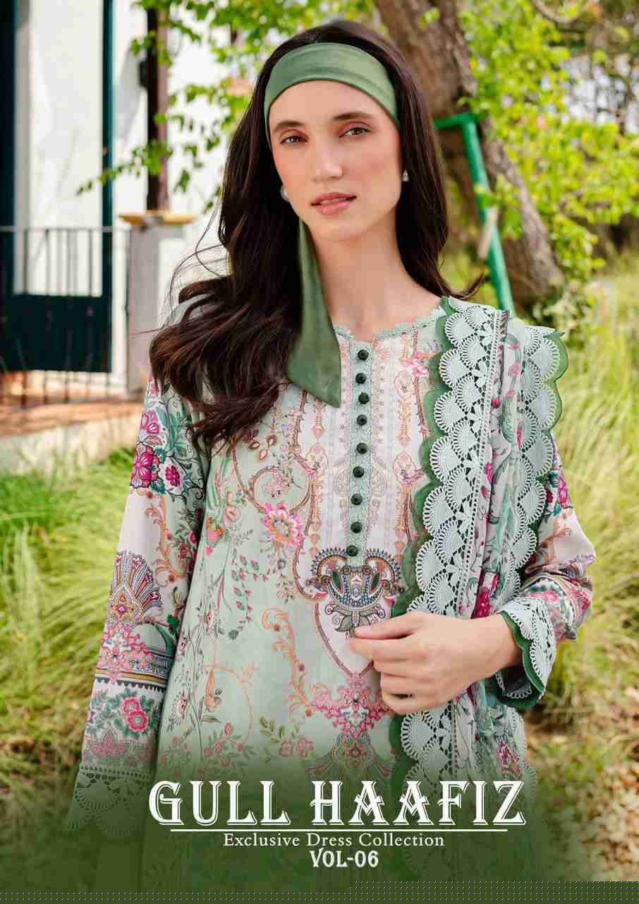 Gull Haafiz Vol-6 By Nand Gopal Prints 6001 To 6006 Series Beautiful Suits Stylish Colorful Fancy Casual Wear & Ethnic Wear Cotton Print Dresses At Wholesale Price
