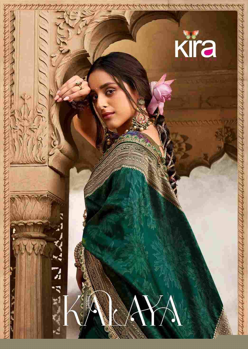 Kalaya By Kira 6301 To 6305 Series Indian Traditional Wear Collection Beautiful Stylish Fancy Colorful Party Wear & Occasional Wear Banarasi Silk Sarees At Wholesale Price