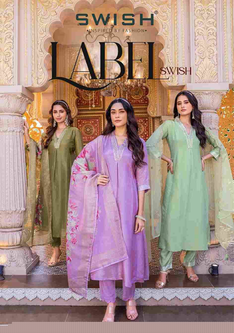 Label Swish By Swish 01 To 06 Series Beautiful Stylish Festive Suits Fancy Colorful Casual Wear & Ethnic Wear & Ready To Wear Tissue With Work Dresses At Wholesale Price