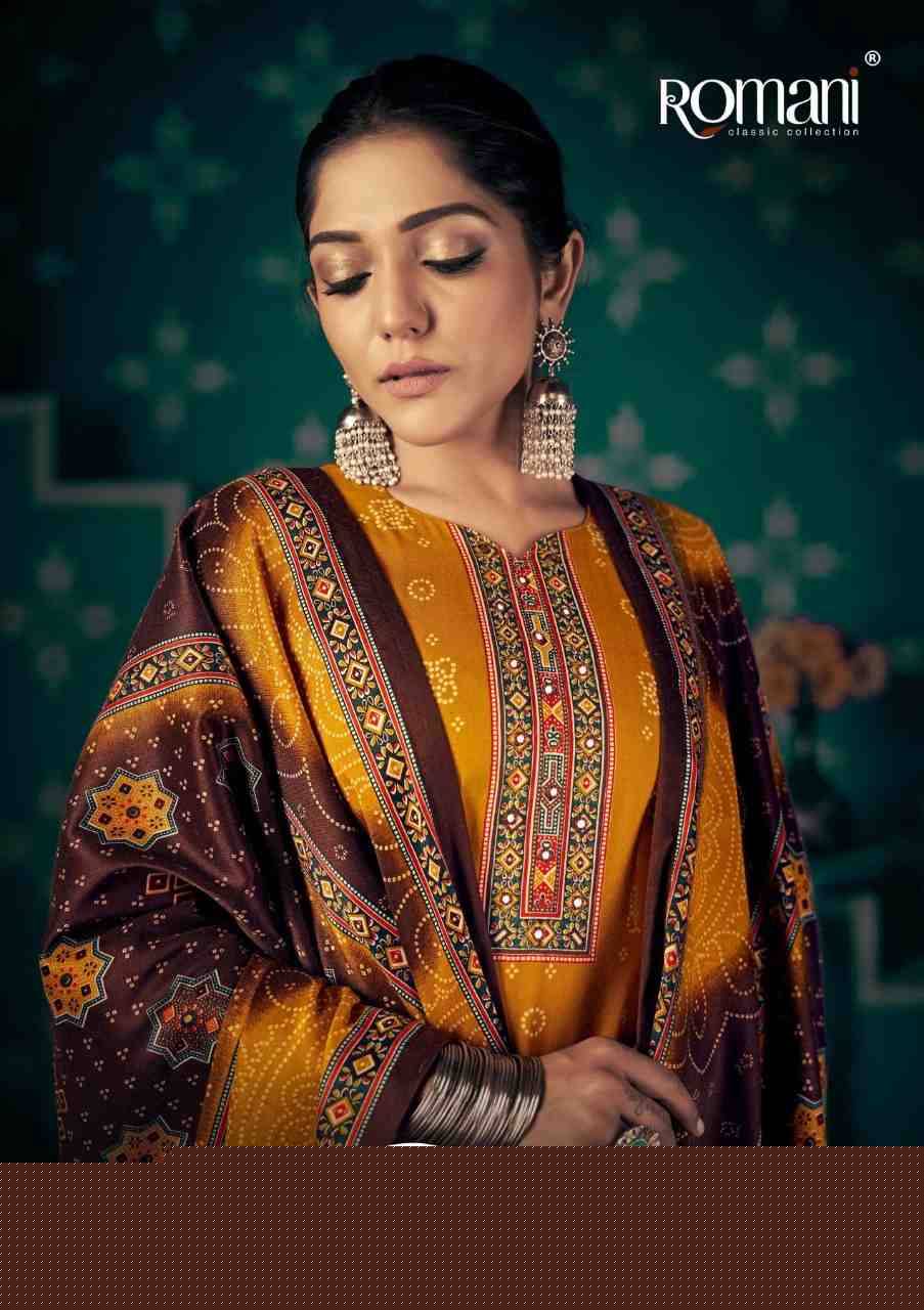 Noori By Romani 1063-001 To 1063-010 Series Beautiful Festive Suits Stylish Fancy Colorful Casual Wear & Ethnic Wear Pure Pashmina Print Dresses At Wholesale Price