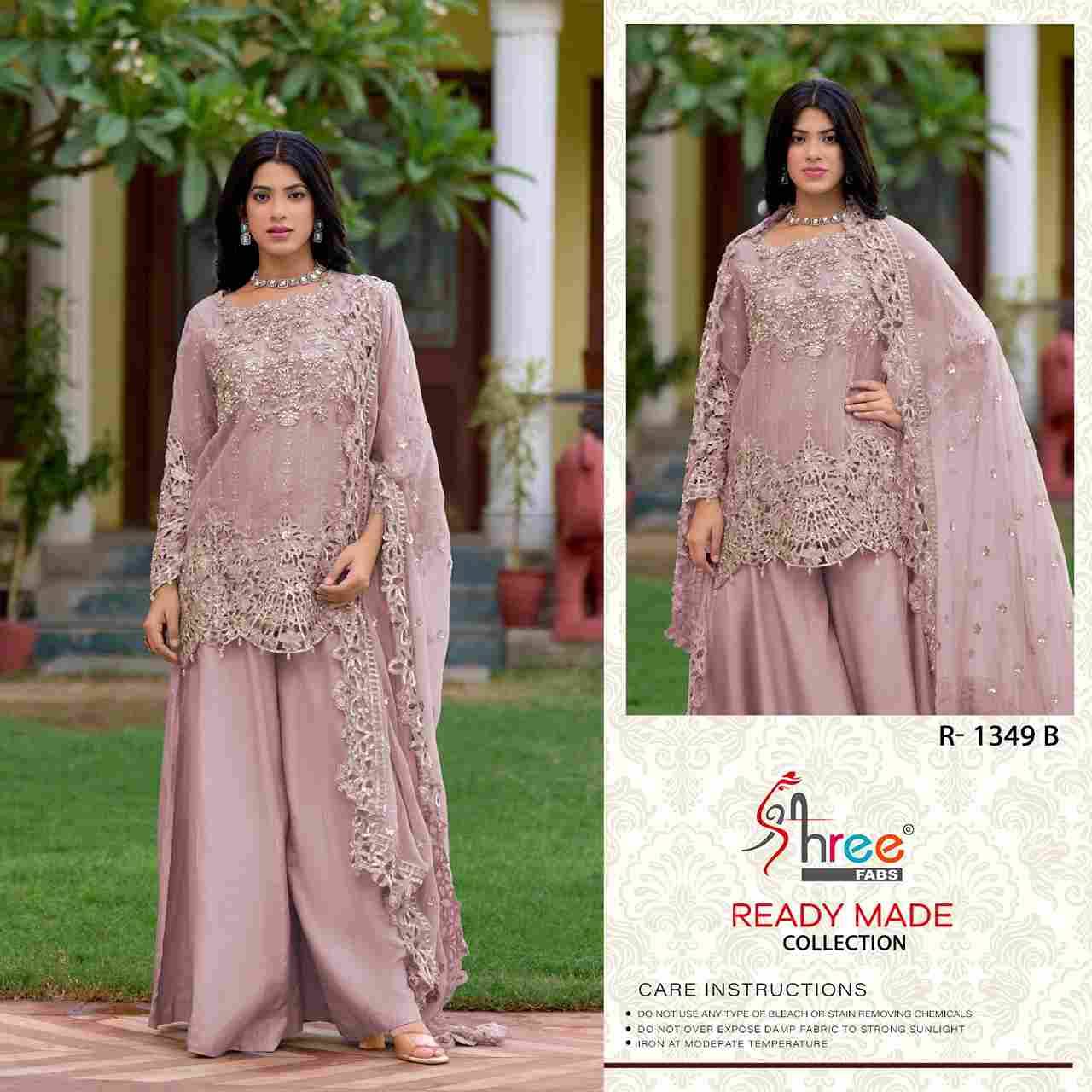 Shree Fabs Hit Design R-1349 Colours By Shree Fabs R-1349-A To R-1349-D Series Beautiful Pakistani Suits Stylish Fancy Colorful Party Wear & Occasional Wear Organza Embroidered Dresses At Wholesale Price