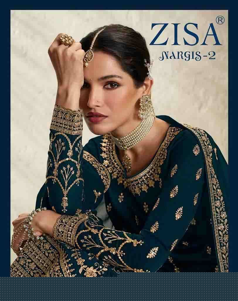 Nargis Vol-2 By Zisa 14691 To 14696 Series Beautiful Suits Colorful Stylish Fancy Casual Wear & Ethnic Wear Silk Embroidered Dresses At Wholesale Price