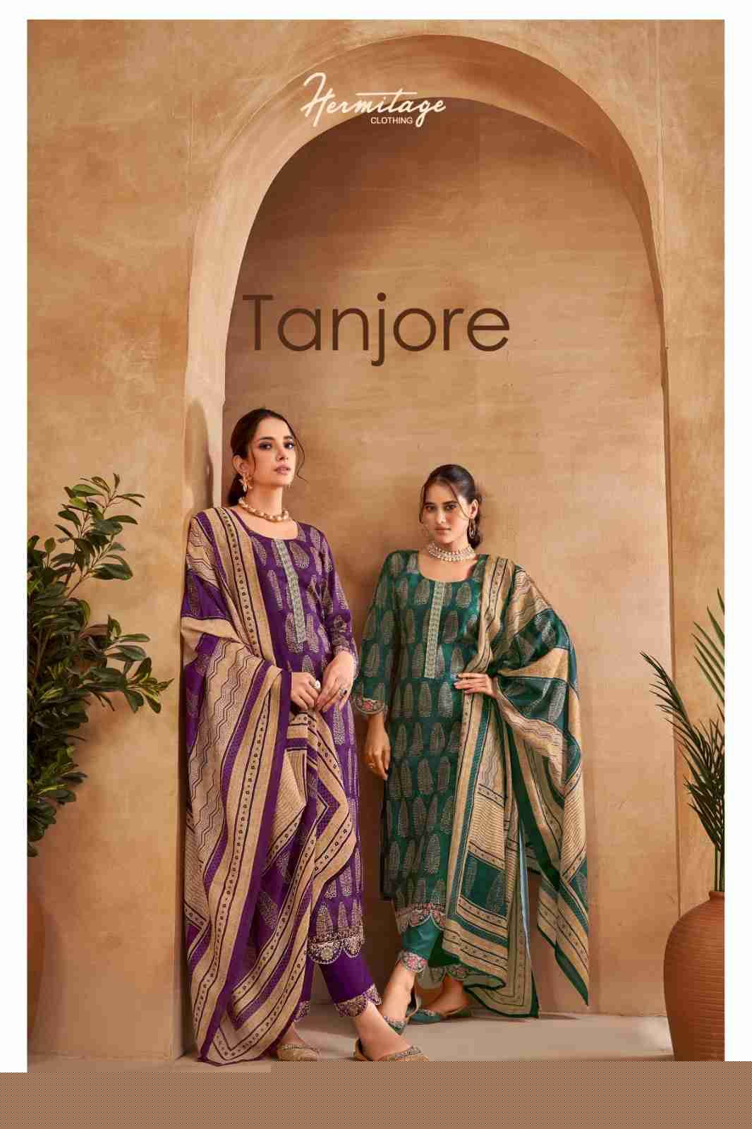 Tanjore By Hermitage 01 To 06 Series Beautiful Festive Suits Stylish Fancy Colorful Casual Wear & Ethnic Wear Pure Jam Cotton Print Dresses At Wholesale Price