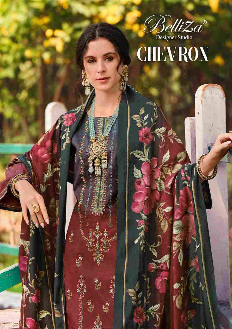 Chevron By Belliza 1026-001 To 1026-004 Series Beautiful Festive Suits Stylish Fancy Colorful Casual Wear & Ethnic Wear Pure Cotton Print Dresses At Wholesale Price